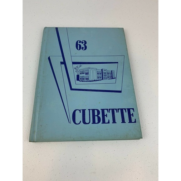 Cubette 1963 Yearbook Alcester High School South Dakota READ - Picture 1 of 11